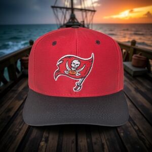 Vtg Tampa Bay Bucs Logo 7 Snapback Hat